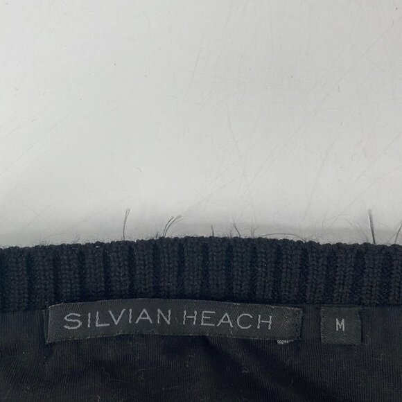 Silvian Heach button front cardigan wool blend snap closures sz m career event - Picture 4 of 11